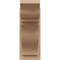 Ekena Millwork 8-in W x 16-in D x 20-in H Funston Trad Rough Cedar Woodgrain TimberThane Outlooker, Primed Tan OUTUR080X16X20FST04RCPR - alternate 6